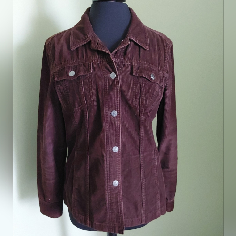 Eddie Bauer Corduroy Collared Jacket
